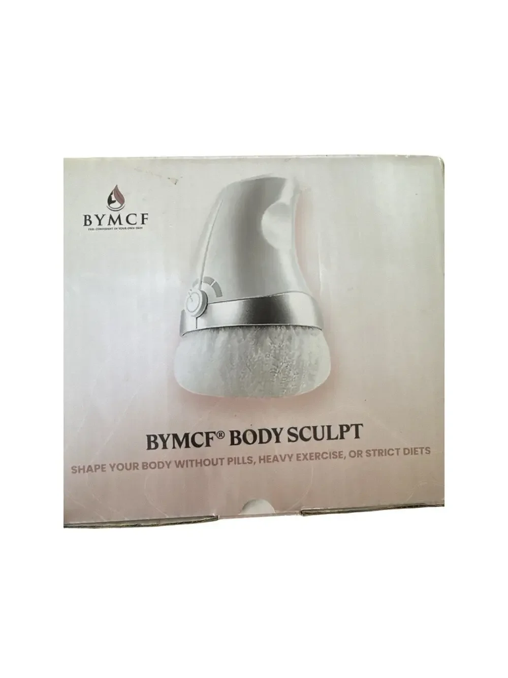 BYMCF Body Sculpting Machine Handheld Cellulite Massager w/ 3 Washable Pads New
